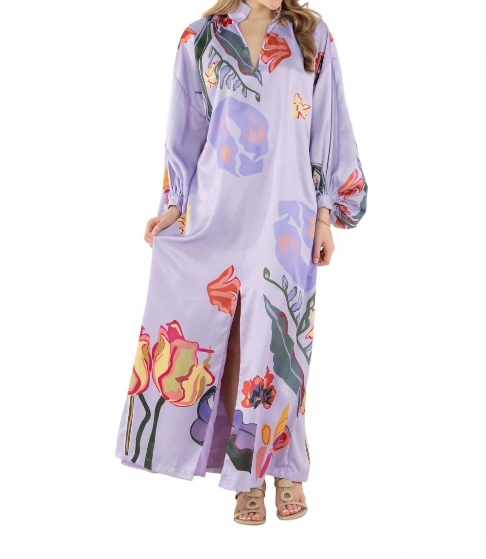 NEW EMILY MCCARTHY fiona dress in purple